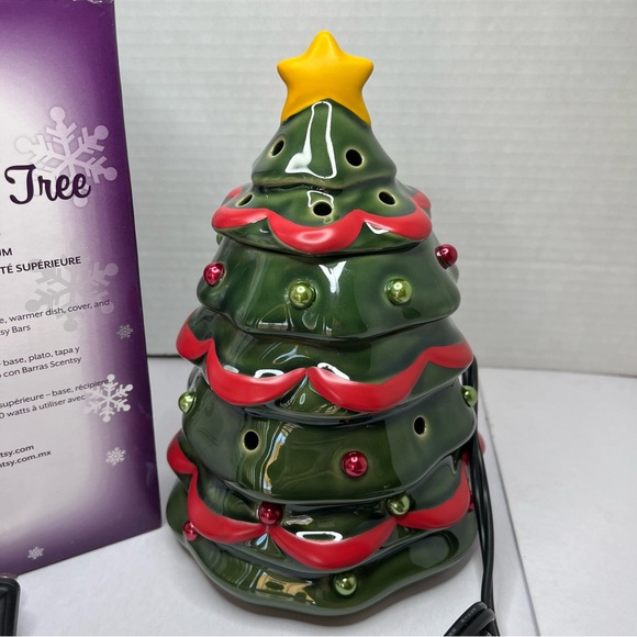 NIB Scentsy Christmas Tree Premium Wax Warmer Holiday Collection 2013 Retired - Picture 9 of 11